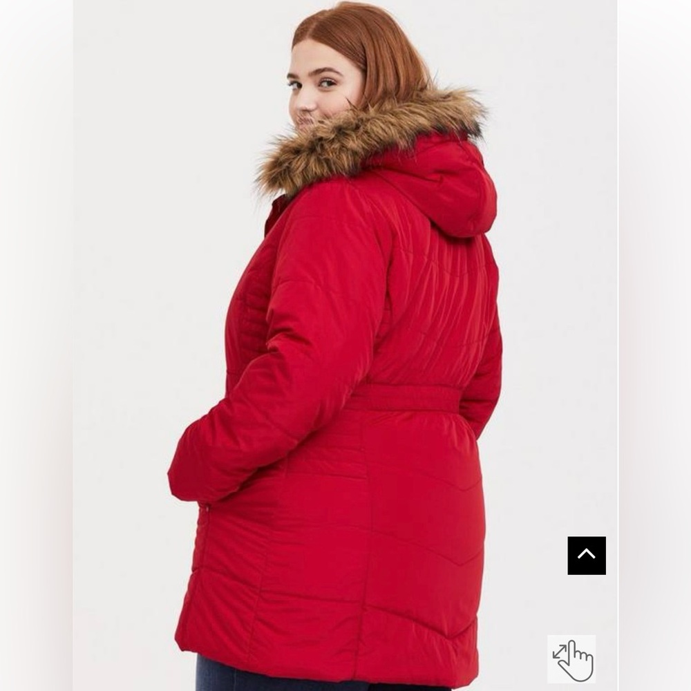 Torrid fit and flare puffer jacket